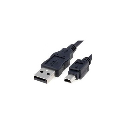 Nanocable USB-A/M a Mini USB-B/M 1m Negro (10.01.0401)