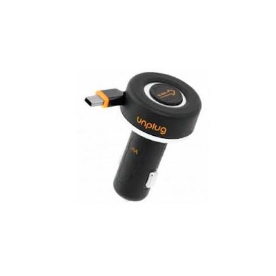 Cargador WOXTER de Coche Retráctil 1A (CCU 1000 MIC)