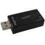 Tarjeta de Sonido Approx 7.1 USB 3.5mm Negro (APPUSB71)