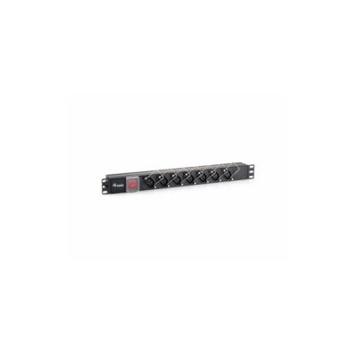 Regleta EQUIP 7 Tomas 1.8m Rack 19" Negra (EQ333300)