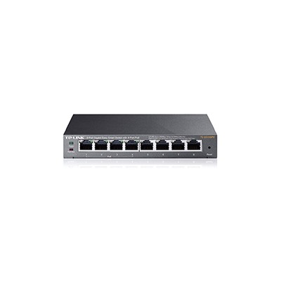 Switch TP-Link 8xRJ45 GbE PoE 55W Negro (TL-SG108PE)