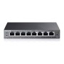 Switch TP-Link 8xRJ45 GbE PoE 55W Negro (TL-SG108PE)