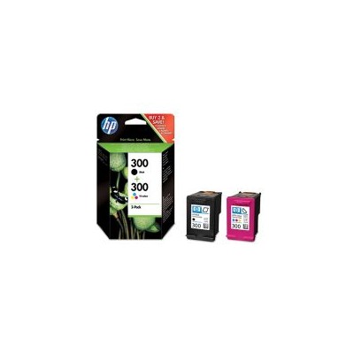 Tinta HP 300 Pack Tricolor/Negro (CN637EE)