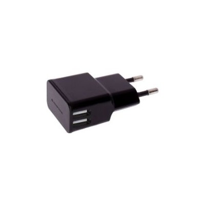 Cargador Pared CONCEPTRONIC 2USB Kit 5 Negro(CTWLL2AB5)