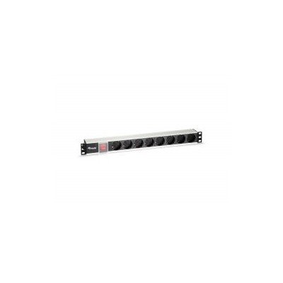 Regleta EQUIP 8xSchuko Interruptor Rack 1U (EQ333293)