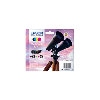 Tinta Epson 502 Pack Negro/Tricolor (C13T02V64010)