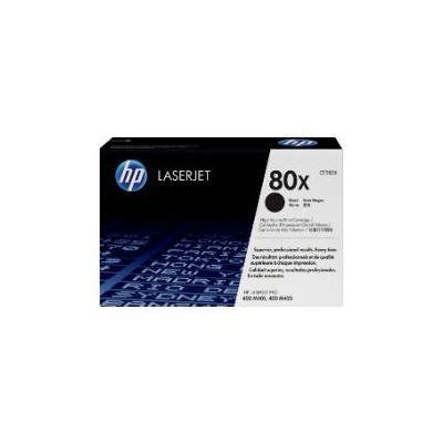 Toner HP LaserJet Pro 80X Negro 6900 páginas (CF280X)