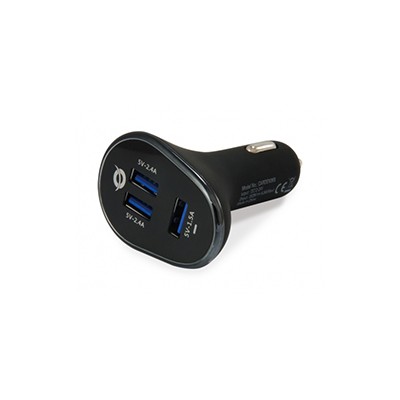 Cargador Coche CONCEPTRONIC 3Usb-A  31.5W(CARDEN06B)