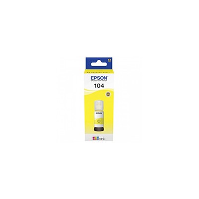 Tinta Epson EcoTank 104 Amarillo 65ml (C13T00P440)