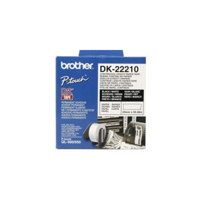 Cinta de Papel Continua BROTHER 29mm 30.48m (DK-22210)