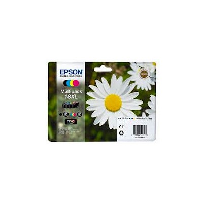 Tinta Epson 18XL T1816 Pack Negro/Color (C13T18164012)