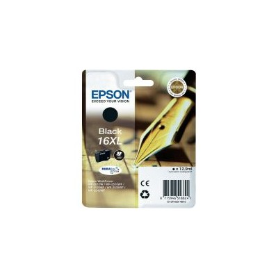 Tinta Epson 16XL T1631 Negro 12.9ml (C13T16314012)