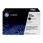 Toner HP LaserJet 51A Negro 6500 páginas (Q7551A)