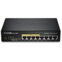 Switch D-Link 8xRJ45 GbE PoE Negro (DGS-1008P)