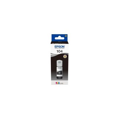 Tinta Epson EcoTank 104 Negro 65ml (C13T00P140)