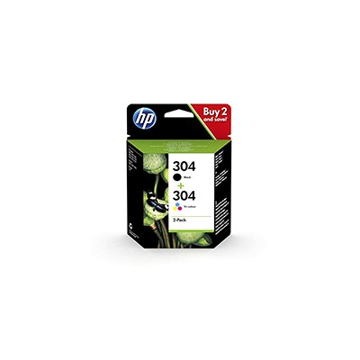 Tinta HP 304 Pack Negro/Tricolor 4ml/2ml (3JB05AE)