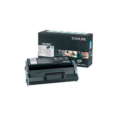 Toner Lexmark Laser Negro 3000 páginas (12A7400)