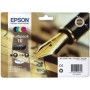 Tinta Epson 16 T1626 Pack Negro/Tricolor (C13T16264012)