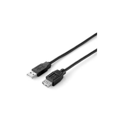 Cable EQUIP USB-A/M a USB-A/H 3m Negro (EQ128851)