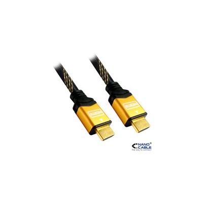 Nanocable HDMI A/M a HDMI A/M 5m Oro/Negro (10.15.1505)