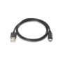 Nanocable USB-A/M a USB-C/M 0.5m Negro (10.01.2100)