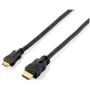 Cable EQUIP HDMI A/M a HDMI C/M 2m Negro (EQ119307)