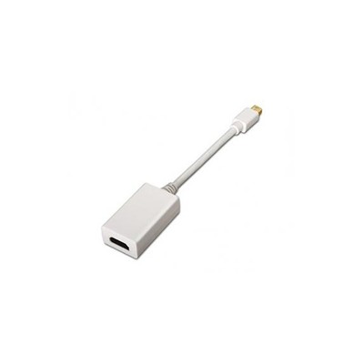 Cable AISENS Mini DP/M a HDMI A/H 15cm Blanco (A125-013