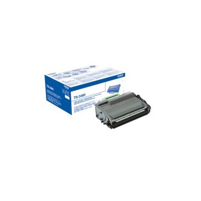 Toner BROTHER Laser Negro 8000 páginas (TN-3480)