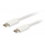 Cable EQUIP USB-C/M a USB-C/M 2m Blanco (EQ128352)