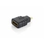 Adaptador EQUIP Micro HDMI/M a HDMI/H Negro (EQ118915)