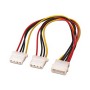 Nanocable Molex (4-pin) a 2xMolex (4-pin) (10.19.0401)