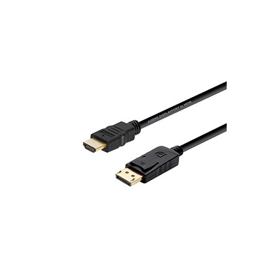 Cable AISENS DP/M a HDMI/M 2m Negro (A125-0364)