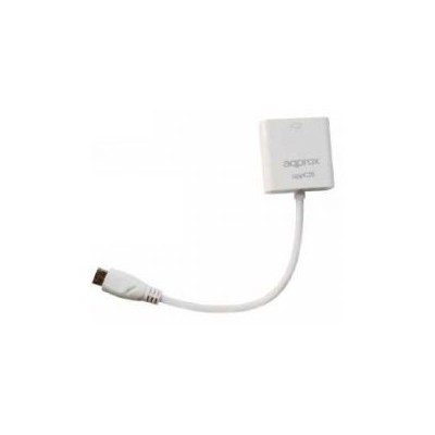 Cable Approx VGA/M a Mini HDMI/H Blanco (APPC20)