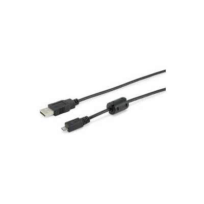 Cable EQUIP USB-A/M a mUSB-B/M 1.8m Negro (EQ128551)