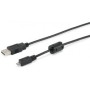 Cable EQUIP USB-A/M a mUSB-B/M 1.8m Negro (EQ128551)