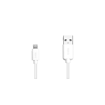 Cable SBS Usb - Lightning 1m Blanco (TECABLEUSBIP5L)