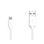 Cable SBS Usb - Lightning 1m Blanco (TECABLEUSBIP5L)