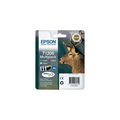 Tinta Epson T1306 Pack Tricolor 10.1ml (C13T13064012)