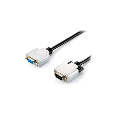 Cable EQUIP VGA/M a VGA/H 15m Negro/Plata (EQ118855)