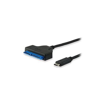 Cable EQUIP USB-C/M a SATA/M Negro (EQ133456)