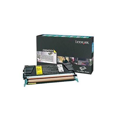 Toner Lexmark Laser Amarillo 5000 páginas (C5240YH)