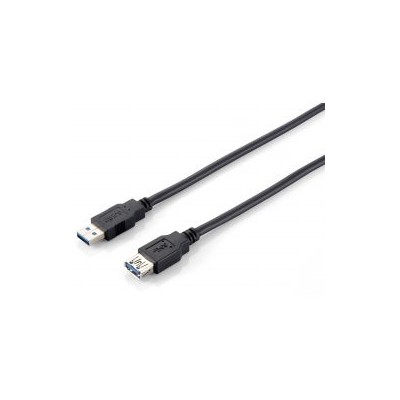 Cable EQUIP USB-A/M a USB-A/H 3m Negro (EQ128399)