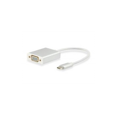 Cable EQUIP USB-C/M a VGA HD15/H 15cm Blanco (EQ133451)