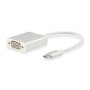 Cable EQUIP USB-C/M a VGA HD15/H 15cm Blanco (EQ133451)