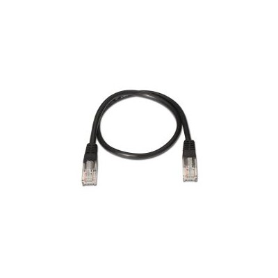 Nanocable RJ45 Cat5e UTP AWG24 1m Negro (10.20.0101-BK)