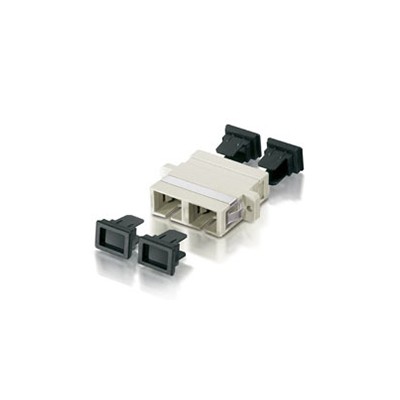 Adaptador Fibra Óptica EQUIP Dúplex Beige (EQ156140)