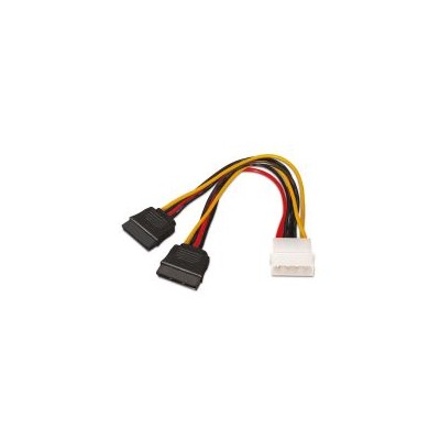 Nanocable 2xSATA a Molex (4-pin) 30cm (10.19.0102)