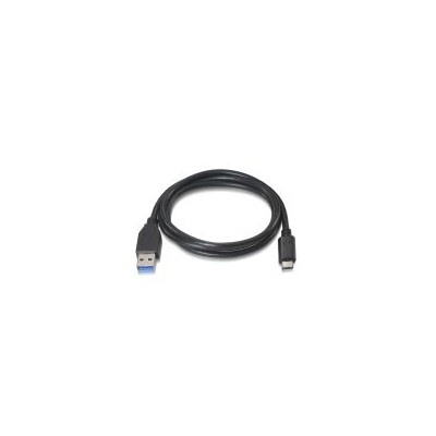 Nanocable USB-C/M a USB A/M 1m Negro (10.01.4001)