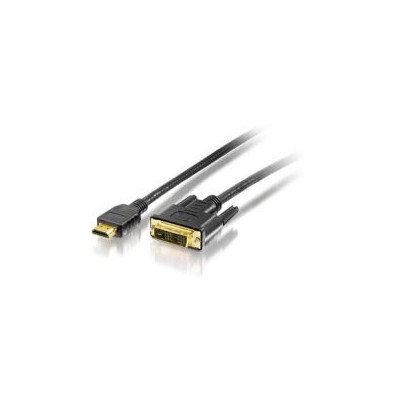 Cable EQUIP HDMI/M a DVI-D/M 2m Negro (EQ119322)