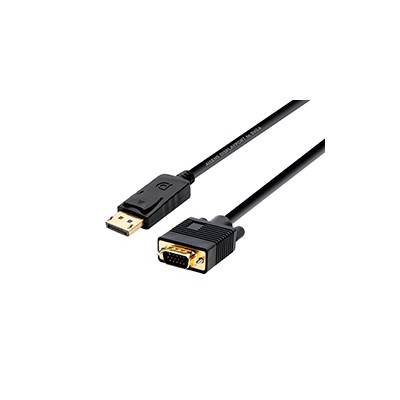 Cable AISENS DP/M a VGA/M 2m Negro (A125-0365)